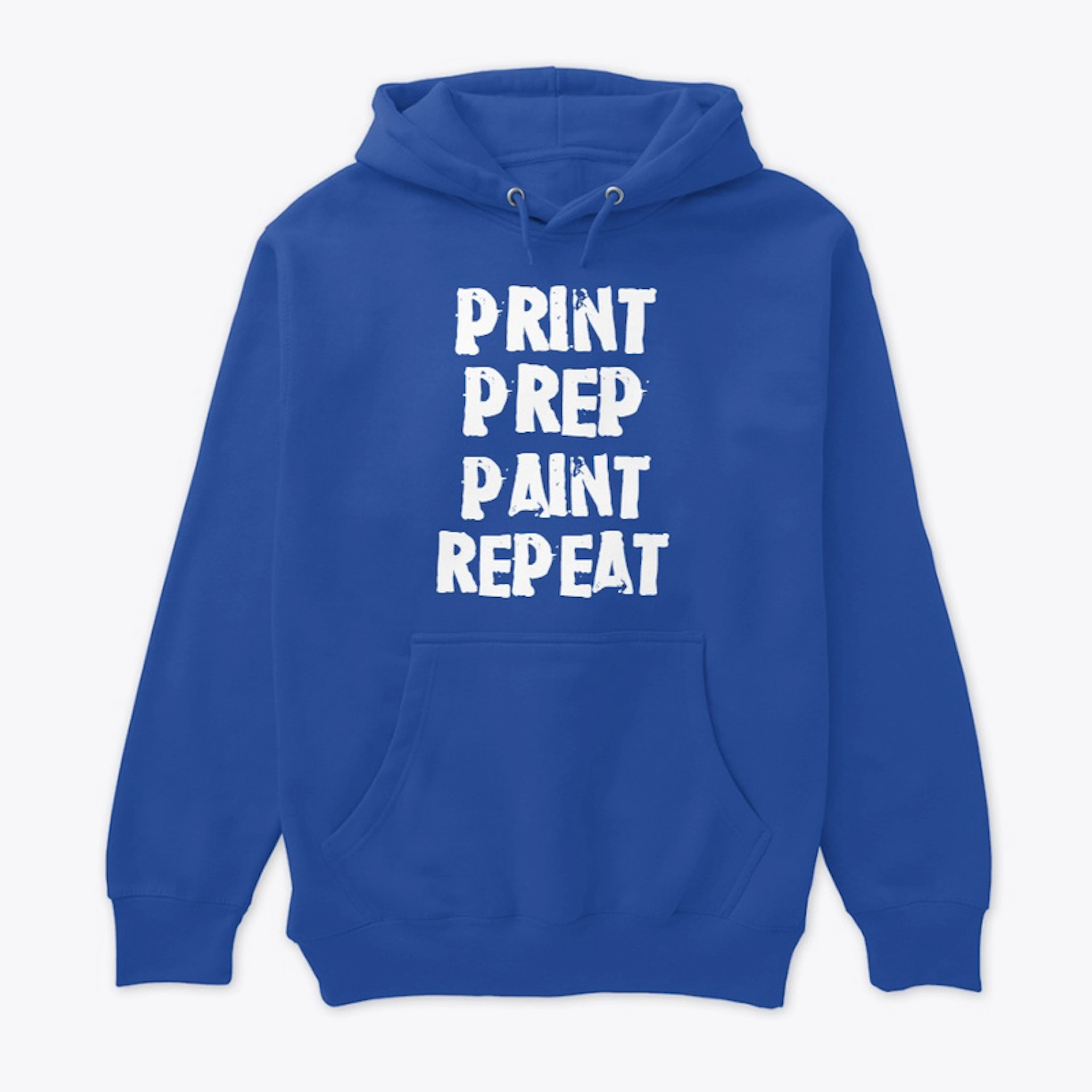 Print, Prep, Paint, Repeat- White Letter