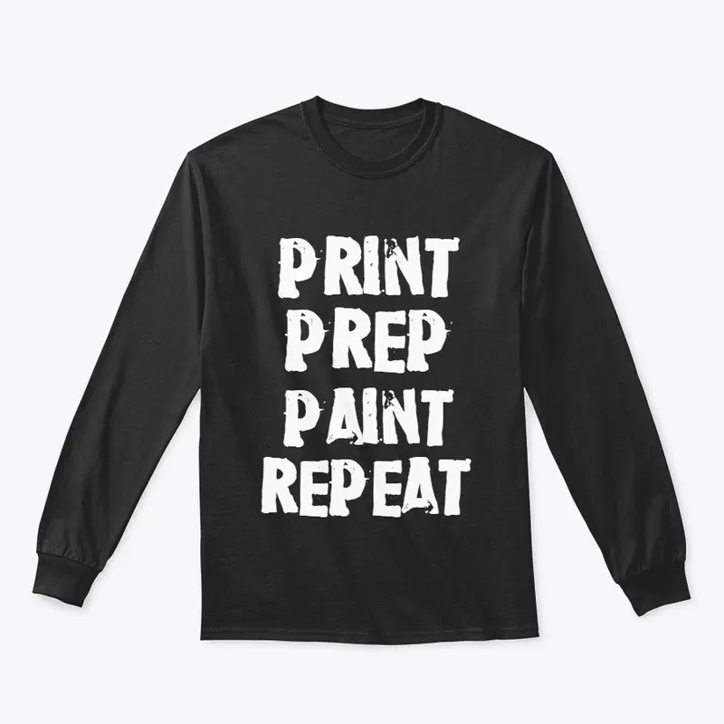 Print, Prep, Paint, Repeat- White Letter