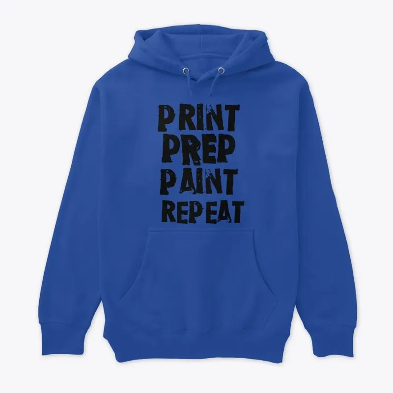 PRINT, PREP, PAINT, REPEAT