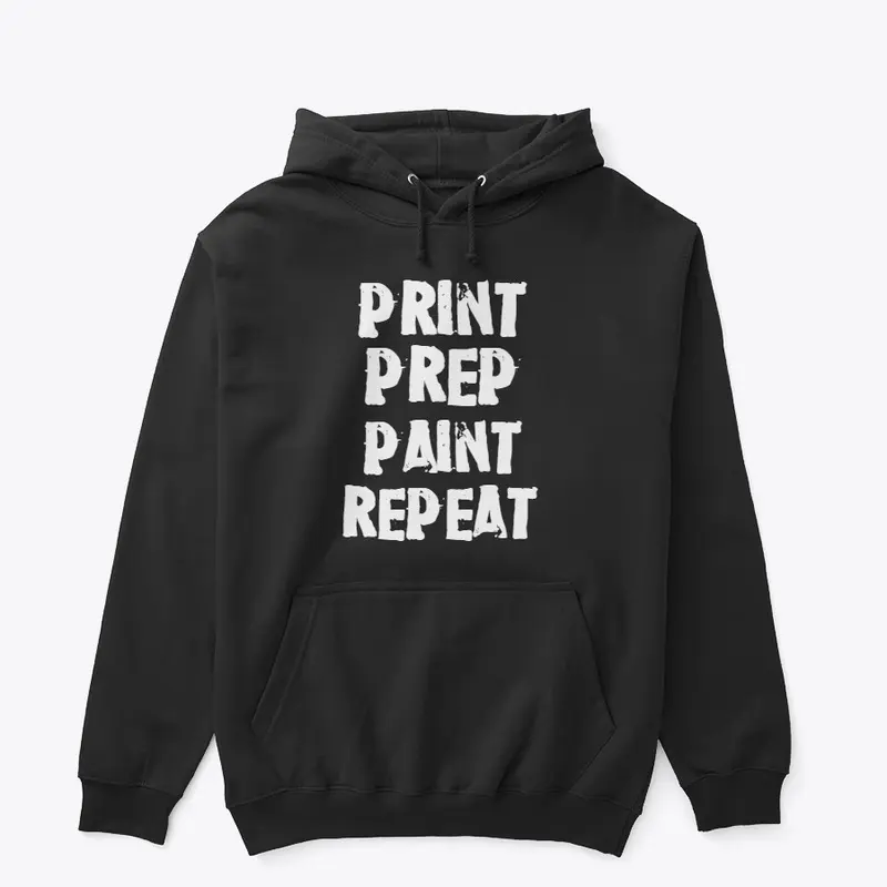 Print, Prep, Paint, Repeat- White Letter