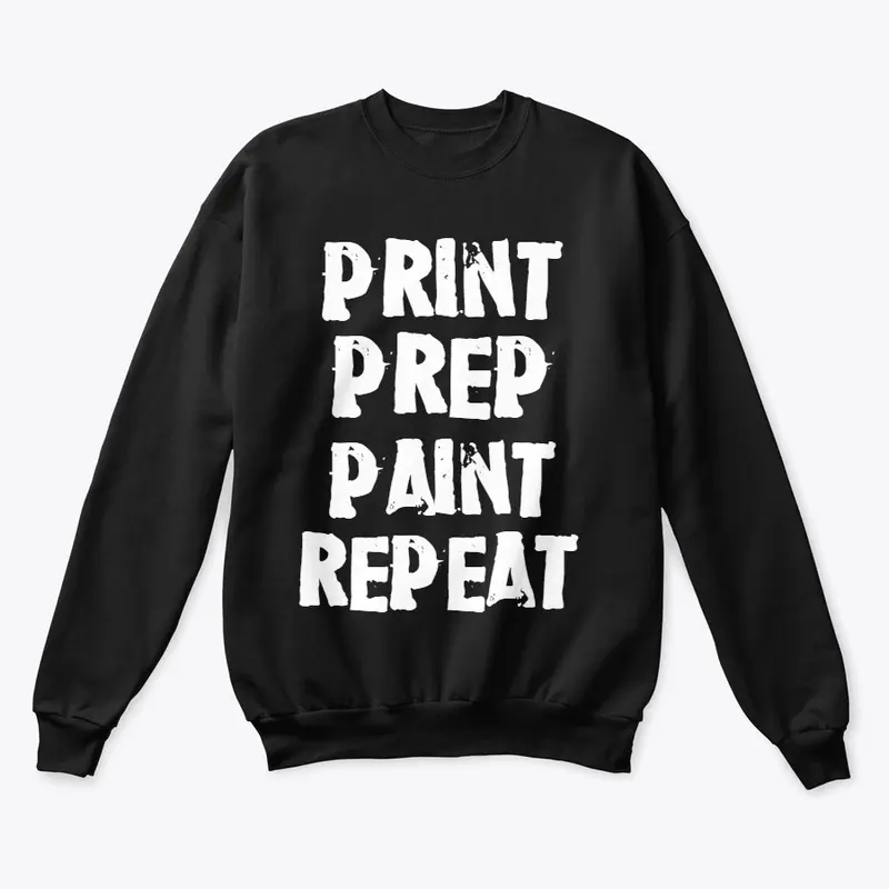 Print, Prep, Paint, Repeat- White Letter