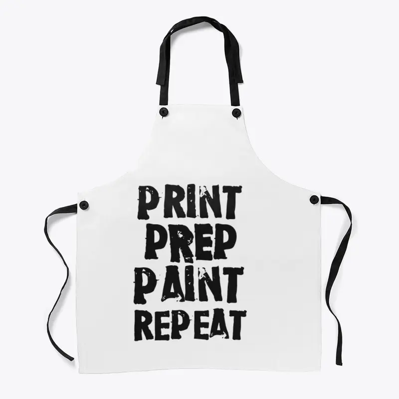 PRINT, PREP, PAINT, REPEAT